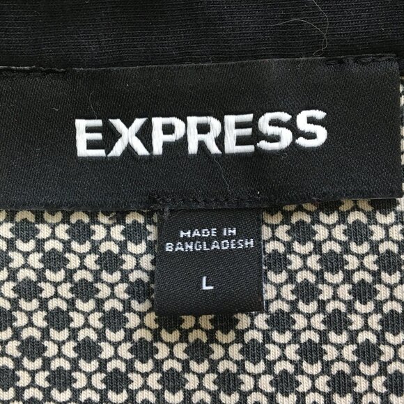 Express Mens Short Sleeve Polo Shirt Size L EXCELLENT Condition - Picture 5 of 6